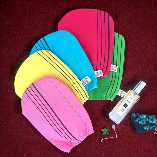 20 Double Exfoliating Shower Gloves - A Soft Glove Towel For Body Scrubs And Massages, A Must-have Bath Accessory